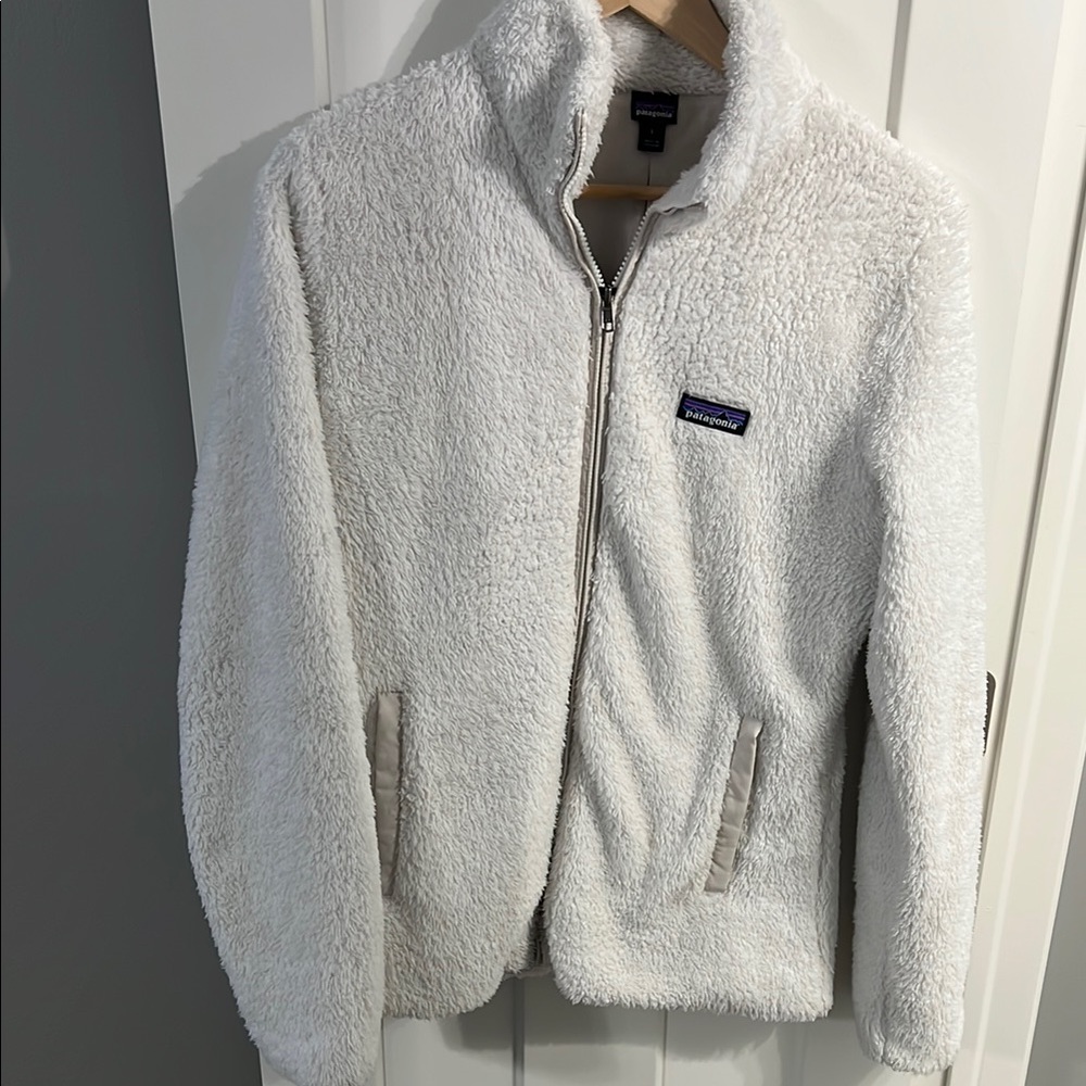 Patagonia White Fleece Jacket